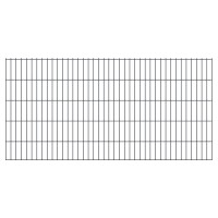 BASIC Doppelstabmatte ANTHRAZIT, 200 x 100 cm, RAL 7016 Stäbe 6/5/6, MW 50/200 mm1212, besonders langlebig,  Art.-Nr.: T&J-44322