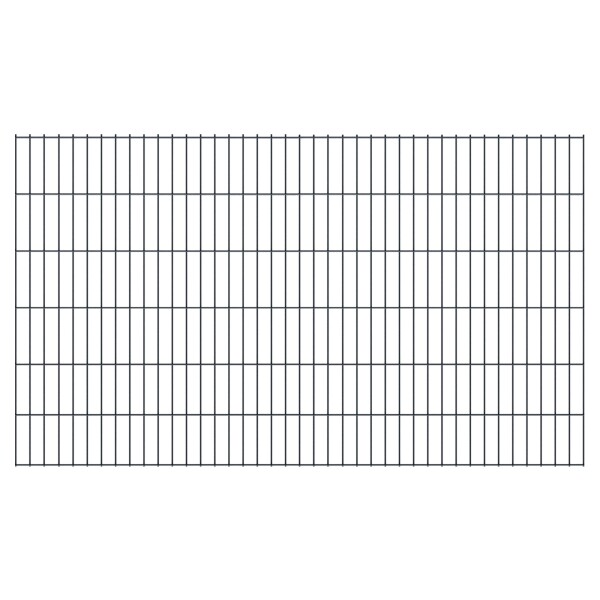 BASIC Doppelstabmatte ANTHRAZIT, 200 x 120 cm, RAL 7016 Stäbe 6/5/6, MW 50/200 mm1213, besonders langlebig,  Art.-Nr.: T&J-44323