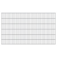 BASIC Doppelstabmatte ANTHRAZIT, 200 x 120 cm, RAL 7016 Stäbe 6/5/6, MW 50/200 mm1213, besonders langlebig,  Art.-Nr.: T&J-44323