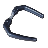 STRONG Türdrücker , für Einzel- oder Doppeltor Kunststoff schwarzaus schwarzem Kunststoff, für STRONG Einzel- und Doppeltore verwendbar,  Art.-Nr.: T&J-44483