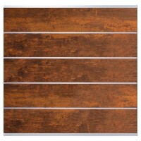 FARÖ-Serie HPL-Steckzaunsystem, 1792 x 1775 mm, Zaunset DEKO-ROST 5 Zaunlamellenhochwertige Zaunlamelle aus HPL, die Zaunlamellen können einfach in der Länge angepasst werden,  Art.-Nr.: T&J-44510