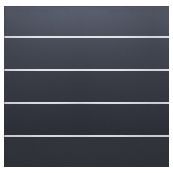 FARÖ-Serie HPL-Steckzaunsystem, 1792 x 1775 mm, Zaunset ANTHRAZIT 5 Zaunlamellenhochwertige Zaunlamelle aus HPL, die Zaunlamellen können einfach in der Länge angepasst werden,  Art.-Nr.: T&J-44512