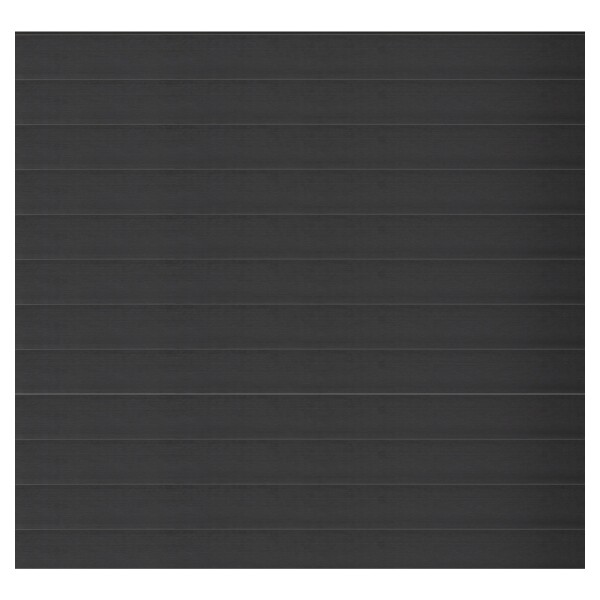 ELSKOP-Serie Zaunset, WPC-Steckzaunsystem, 1790 x 1760 mm, ANTHRAZIT-coextrudiert 12 Zaunlamellenbreite Lamellen mit einer Höhe von 140 mm, coextrudiertes Material und daher besonders langlebig,  Art.-Nr.: T&J-44522