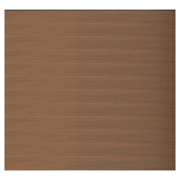 ELSKOP-Serie Zaunset, WPC-Steckzaunsystem, 1790 x 1760 mm, TEAK-coextrudiert 12 Zaunlamellenbreite Lamellen mit einer Höhe von 140 mm, coextrudiertes Material und daher besonders langlebig,  Art.-Nr.: T&J-44523