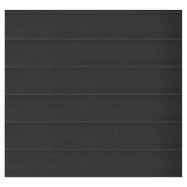 ELZE-Serie Zaunset, WPC-Steckzaunsystem, 1790 x 1760 mm, ANTHRAZIT-coextrudiert 6 Zaunlamellenbesonders breite Lamellen mit einer Höhe von 280 mm, coextrudiertes Material und daher besonders langlebig,  Art.-Nr.: T&J-44527