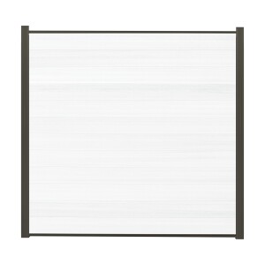 ELSKOP-Serie Zaunset, WPC-Steckzaunsystem, 1790 x 1760...