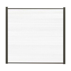 ELZE-Serie Zaunset, WPC-Steckzaunsystem, 1790 x 1760 mm,...