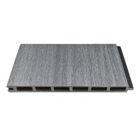 ELZE-Serie WPC-Steckzaunsystem, Zaunlamelle BREIT 20 x 280 x 1790 mm GRAU coextrudiertbesonders breite Lamellen mit einer Höhe von 280 mm, coextrudiertes Material und daher besonders langlebig,  Art.-Nr.: T&J-44670