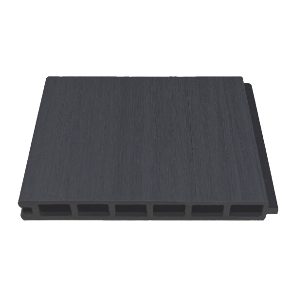 ELSKOP-Serie WPC-Steckzaunsystem, Zaunlamelle 20 x 140 x 1790 mm ANTHRAZIT coextrudiertbreite Lamellen mit einer Höhe von 140 mm, coextrudiertes Material und daher besonders langlebig,  Art.-Nr.: T&J-44677