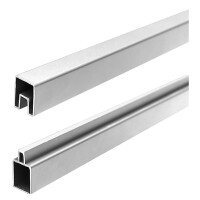 Aluminium-Abschlussleisten
Start & Abschluss Set, SILBER, 32/25 x 20 x 1800 mm  Aluminiumaus langlebigem Aluminium, für alle WPC-Bretter mit Nut und Feder,  Art.-Nr.: T&J-44684