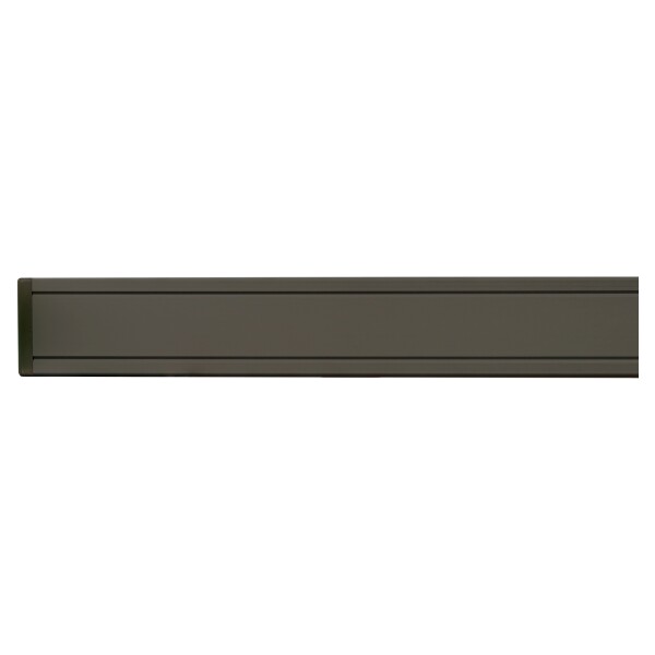 Aluminiumpfosten, ANTHRAZIT, mit Verstärkung und Kappe 68 x 68 x 1850 mmhochwertiger Aluminium-Pfosten 68 x 68 mm, inkl. Verstärkung und einer Kunststoffabdeckkappe,  Art.-Nr.: T&J-44716