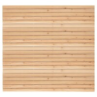 RHÖN-Serie Steckzaunelement, 180 x 180 cm, Lärche unbehandelt 4-tlg. im Kartonaus unbehandeltem Lärchenholz hergestellt, die Rhombuslatten sind mit Alu-Röhren miteinander verbunden,  Art.-Nr.: T&J-44813