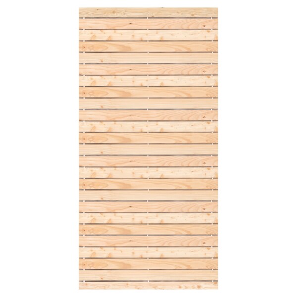 RHÖN-Serie Steckzaunelement, 90 x 180 cm, Lärche unbehandelt 4-tlg. im Kartonaus unbehandeltem Lärchenholz hergestellt, die Rhombuslatten sind mit Alu-Röhren miteinander verbunden,  Art.-Nr.: T&J-44814