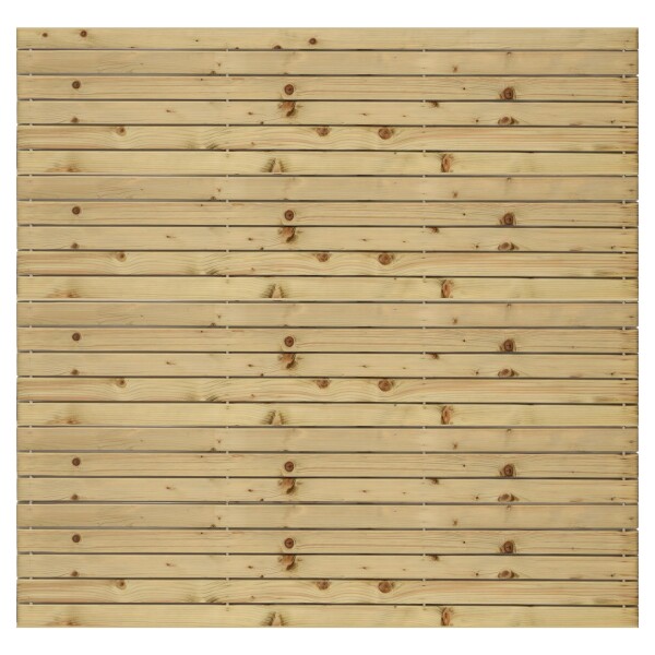 RHÖN-Serie Steckzaunelement, 180 x 180 cm, KDI 4-tlg. im Kartonaus kesseldruckimprägniertem Kiefernholz hergestellt, die Rhombuslatten sind mit Alu-Röhren miteinander verbunden,  Art.-Nr.: T&J-44815