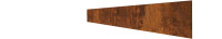 FARÖ-Serie HPL-Steckzaunsystem, Zaunlamelle DEKO-ROST 6 x 329 x 1792 mmhochwertige Zaunlamelle aus HPL, die Zaunlamellen können einfach in der Länge angepasst werden,  Art.-Nr.: T&J-44818