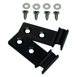 Befestigungsclips für Alu-Abdeckleisten, anthrazit 2...