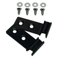 Befestigungsclips für Alu-Abdeckleisten, anthrazit 2 Alu-Clips inkl. SchraubenRobuste Aluminium-Befestigungsklammern sichern Ihre WPC-Zaun-Abschlussleisten schnell und einfach – für Stabilität und Diebstahlschutz., Langlebig und pflegeleicht: Diese Alumin