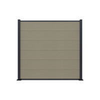 MAX -XL WPC-Steckzaun, antique, 175 x 168 cm coextrudiertDer MAX-XL WPC-Zaun mit coextrudierter Oberfläche ist 175 x 168 cm groß und bietet optimalen Sichtschutz bei gleichzeitig elegantem Design., Mit nur sechs hochwertigen WPC-Brettern (280 x 1790 mm) ü