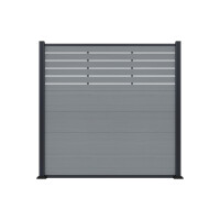 MALCHOW WPC-Zaun; smoke white, 180 x 180 cm, coextrudiert inkl. 12 Alu-Abstandhalter und Start-/ Abschlussleiste anthrazitDer MALCHOW WPC-Steckzaun vereint ansprechendes Design mit optimalem Sicht- und Windschutz – ideal für mehr Privatsphäre in Ihrem Gar