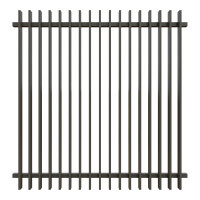 HUSUM-Serie Lattenzaun, 180 x 180 cm, Latten 20 x 60 mm Aluminium, anthrazitMaße 180 × 180 cm: vertikale Latten (20 × 60 mm) und horizontale Riegel (30 × 40 mm) für stabile Bauweise., Aluminium RAL 7022: witterungsbeständig, korrosionsfest und pflegeleich