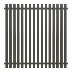 STADE-Serie Lattenzaun, 180 x 180 cm, Latten 20 x 60 mm...