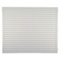 LIGHTLINE KS-Zaunelement, 180 x 150 cm Füllung weiß / Rahmen weißaus hochwertigem Fensterkunststoff hergestellt, Lieferung erfolgt inkl. der Zaunhalter,  Art.-Nr.: T&J-46283