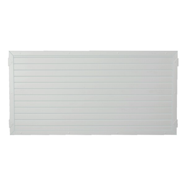LIGHTLINE KS-Zaunelement, 180 x 90 cm Füllung weiß / Rahmen weißaus hochwertigem Fensterkunststoff hergestellt, Lieferung erfolgt inkl. der Zaunhalter,  Art.-Nr.: T&J-46293
