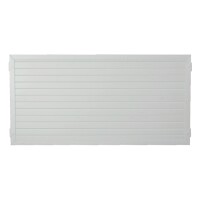 LIGHTLINE KS-Zaunelement, 180 x 90 cm Füllung weiß / Rahmen weißaus hochwertigem Fensterkunststoff hergestellt, Lieferung erfolgt inkl. der Zaunhalter,  Art.-Nr.: T&J-46293