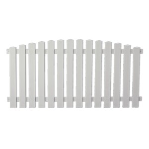 LIGHTLINE Vorgarten Hochbogen, weiß, 180 x 80/90 cm...