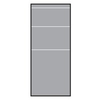 VETRO Glasscheibe, B 515 x H 1200 mm Streifen-Dekor 81, satiniertHochwertiges Material: Die VETRO Glasscheibe besteht aus 8 mm starkem Einscheibensicherheitsglas (ESG), das außergewöhnliche Stabilität und Langlebigkeit bietet. Dieses Glas ist besonders ro