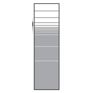 VETRO Glasscheibe, B 515 x H 1800 mm Streifen-Dekor 81,...