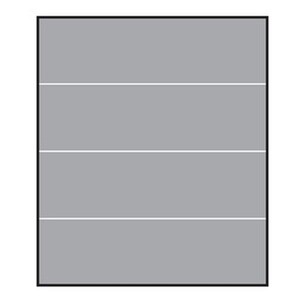 VETRO Glasscheibe, B 1030 x H 1200 mm Streifen-Dekor 82,...