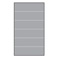 VETRO Glasscheibe, B 1030 x H 1800 mm Streifen-Dekor 82, satiniertHochwertiges Material: Die VETRO Glasscheibe besteht aus 8 mm starkem Einscheibensicherheitsglas (ESG), das außergewöhnliche Stabilität und Langlebigkeit bietet. Dieses Glas ist besonders r