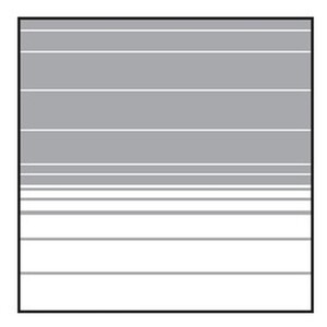 VETRO Glasscheibe, B 1200 x H 1200 mm Streifen-Dekor 83,...