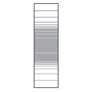 VETRO Glasscheibe, B 515 x H 1800 mm Streifen-Dekor 83,...