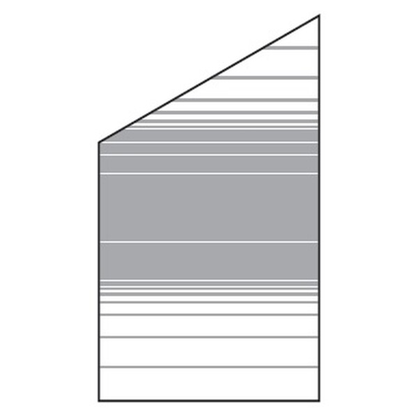 VETRO Glasscheibe ECKE links, B 1030 x H 1200/1800 mm Streifen-Dekor 83, satiniertHochwertiges Material: Die VETRO Glasscheibe besteht aus 8 mm starkem Einscheibensicherheitsglas (ESG), das außergewöhnliche Stabilität und Langlebigkeit bietet. Dieses Glas