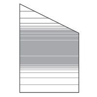 VETRO Glasscheibe ECKE rechts, B 1200 x H 1800/1200 mm Streifen-Dekor 83, satiniertHochwertiges Material: Die VETRO Glasscheibe besteht aus 8 mm starkem Einscheibensicherheitsglas (ESG), das außergewöhnliche Stabilität und Langlebigkeit bietet. Dieses Gla