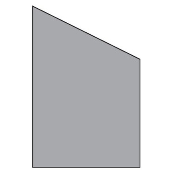 VETRO Glasscheibe ECKE rechts, B 1200 x H 1800/1200 mm Vollflächen-Dekor 84, satiniertHochwertiges Material: Die VETRO Glasscheibe besteht aus 8 mm starkem Einscheibensicherheitsglas (ESG), das außergewöhnliche Stabilität und Langlebigkeit bietet. Dieses 