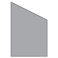 VETRO Glasscheibe ECKE rechts, B 1200 x H 1800/1200 mm Vollflächen-Dekor 84, satiniertHochwertiges Material: Die VETRO Glasscheibe besteht aus 8 mm starkem Einscheibensicherheitsglas (ESG), das außergewöhnliche Stabilität und Langlebigkeit bietet. Dieses 