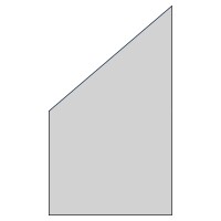 RUDE-Serie Systemglas Ecke links, B1030 x H1740/870 x T8 mm Vollflächen-Dekor 84, satiniert, ,  Art.-Nr.: T&J-46651