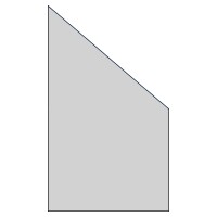 RUDE-Serie Systemglas Ecke rechts, B1030 x H1740/870 x T8 mm Vollflächen-Dekor 84, satiniert, ,  Art.-Nr.: T&J-46652