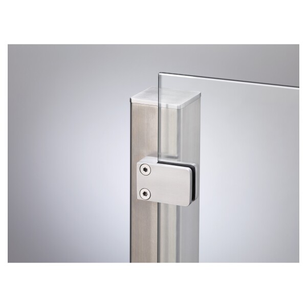 VETRO Anfangspfosten V4A, 60/60 x 2170 mm zum Einbetonieren, Klemmbacken nach rechtsEdelstahlpfosten „VETRO“ in V4A – aus hochwertigem aus Edelstahl V4A, bietet eine optimale Basis für Glasgeländer und andere Anwendungen. Dieser Pfosten ist nicht nur funk