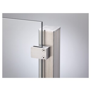 VETRO Endpfosten V4A, 60/60 x 1270 mm zum Aufschrauben,...