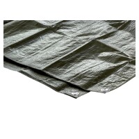 Bändchen-Gewebeplanen RV/Ösen, 8,00 x 10,00 m  grünwasserdicht, witterungsbeständig,  Art.-Nr.: T&J-50611