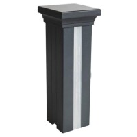 1830 mm VIVASOLAR Led Pfosten-Nut-Leuchten bestehend aus Solarpfostenkappen (IP54) und Lichtband (IP65) IP LED warmweiß, Länge: 183 cm, Dimmerfunktion Schaltung Art.- Nr.: VS002