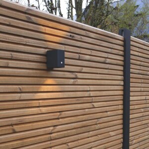 86 x 80 x 80 mm VIVASOLAR Led Mauerleuchten Quadrat Up...