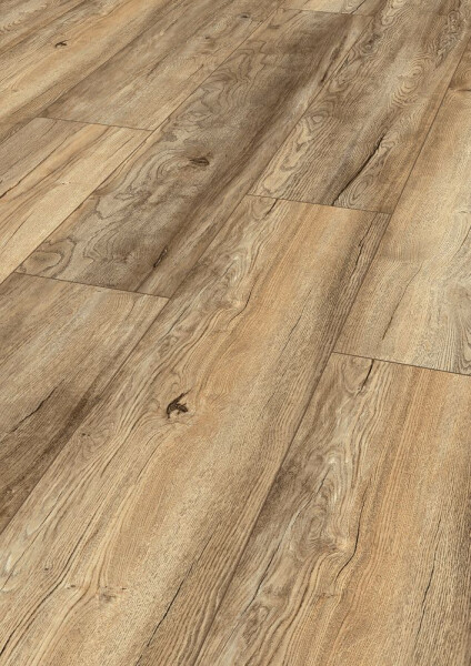 8 x 244 x 1380 mm MY FLOOR Laminatboden Cottage Harbour Oak Beige MV839, Breitdiele, Nutzungsklasse 32, AC 5, umlaufende Fase, 5G-Klickverbindung, Synchronpore, Blauer Engel, VE: 8 Stück / 2,694 qm