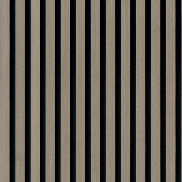22 x 526 x 2600 mm Akustikpaneele Klangwunder Expert, Graueiche, roh, MDF schwarz eingefärbt, Filz schwarz, 1mm Echtholz-Furnier, Aufbau: 22 mm (MDF 12mm + 1mm Echtholz-Furnier + 9mm Filz)