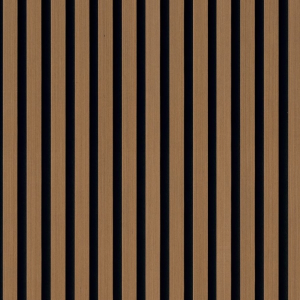 22 x 526 x 2600 mm Akustikpaneele Klangwunder Expert, Räuchereiche, roh, MDF schwarz eingefärbt, Filz schwarz, 1mm Echtholz-Furnier, Aufbau: 22 mm (MDF 12mm + 1mm Echtholz-Furnier + 9mm Filz)