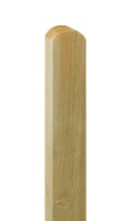 9 x 9 x 110 cm Rundkopf-Pfosten KDI (Volle VE 55 St.) (Stückpreis)
